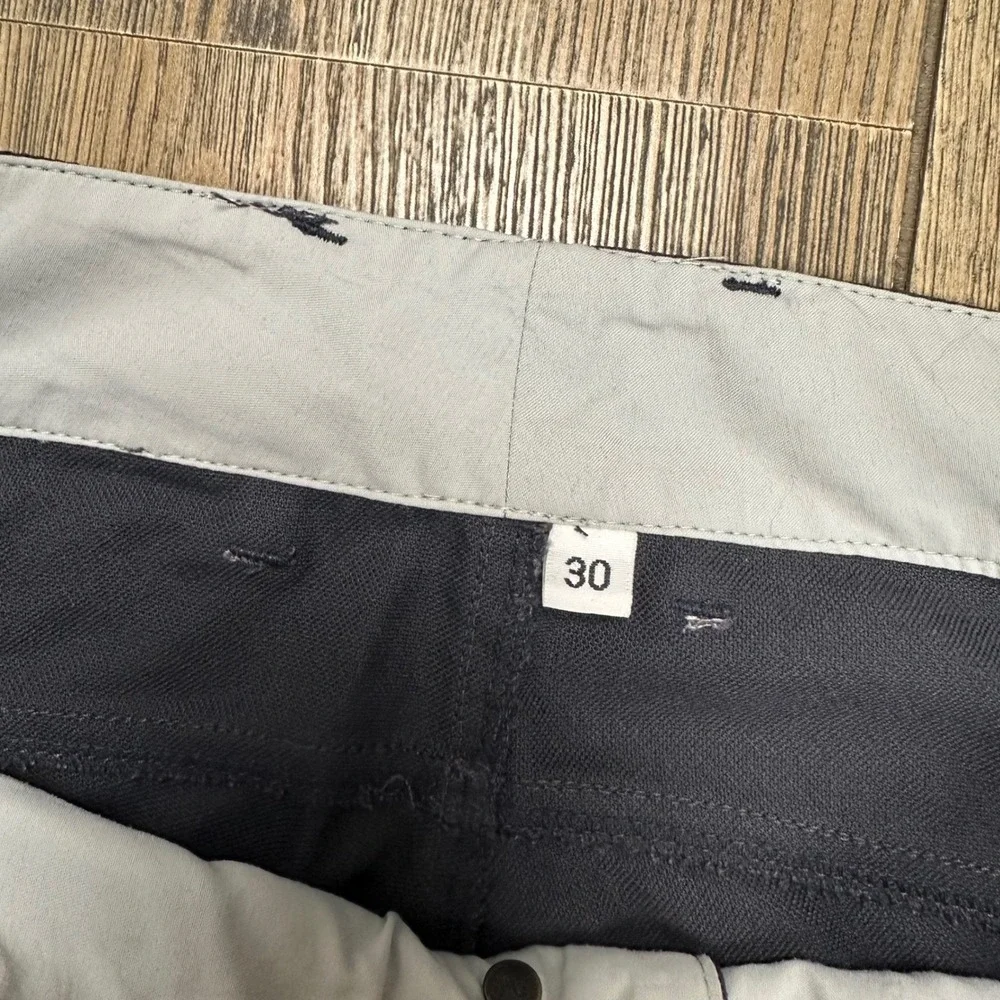 Outlier Slim Dungarees Mens 30x32 Navy Blue Workcloth Doubleweave Tech Pants